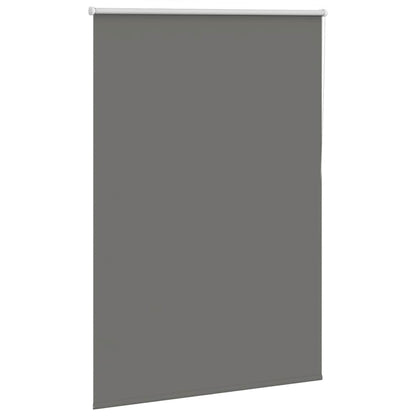 vidaXL Roller Blind Blackout Grey 95x175 cm Fabric Width 90,7 cm Polyester