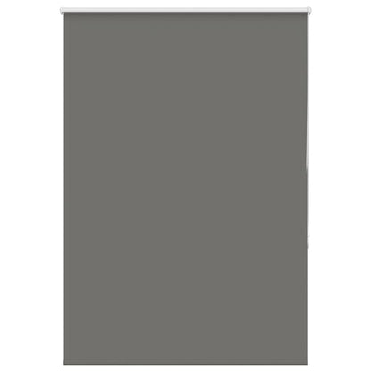 vidaXL Roller Blind Blackout Grey 105x175 cm Fabric Width 100.7 cm Polyester