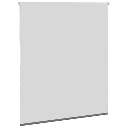 vidaXL Roller Blind Blackout Grey 140x175 cm Fabric Width 136.6 cm Polyester