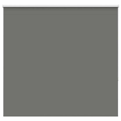 vidaXL Roller Blind Blackout Grey 165x175 cm Fabric Width 161.6 cm Polyester