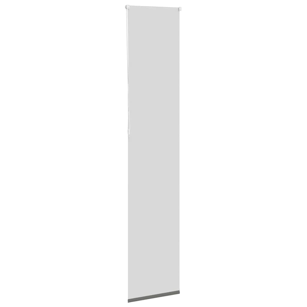 vidaXL Roller Blind Blackout Grey 40x210 cm Fabric Width 35.7 cm Polyester