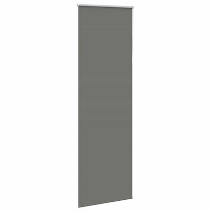 vidaXL Roller Blind Blackout Grey 80x210 cm Fabric Width 75.7 cm