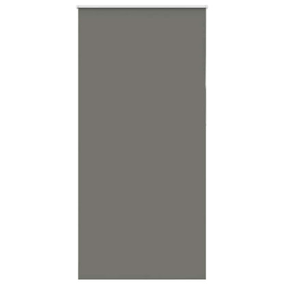 vidaXL Roller Blind Blackout Grey 90x210 cm Fabric Width 85.7 cm Polyester