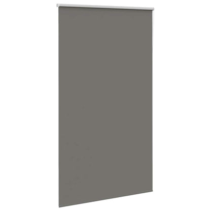 vidaXL Roller Blind Blackout Grey 120x210 cm Fabric Width 116.6 cm