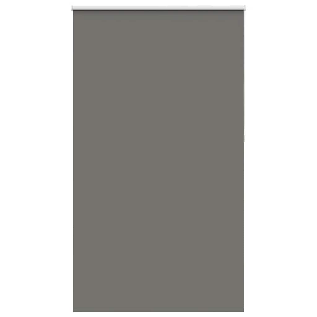 vidaXL Roller Blind Blackout Grey 125x210 cm Fabric Width 121.6 cm