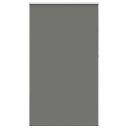 vidaXL Roller Blind Blackout Grey 135x210 cm Fabric Width 131.6 cm Polyester