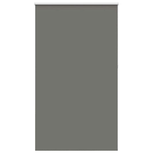 vidaXL Roller Blind Blackout Grey 135x210 cm Fabric Width 131.6 cm