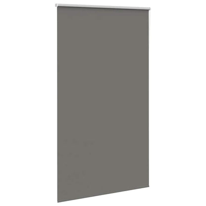 vidaXL Roller Blind Blackout Grey 135x210 cm Fabric Width 131.6 cm