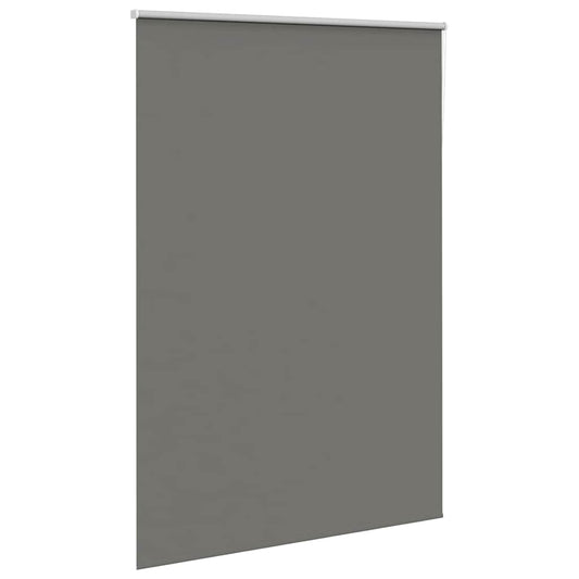 vidaXL Roller Blind Blackout Grey 160x210 cm Fabric Width 156.6 cm