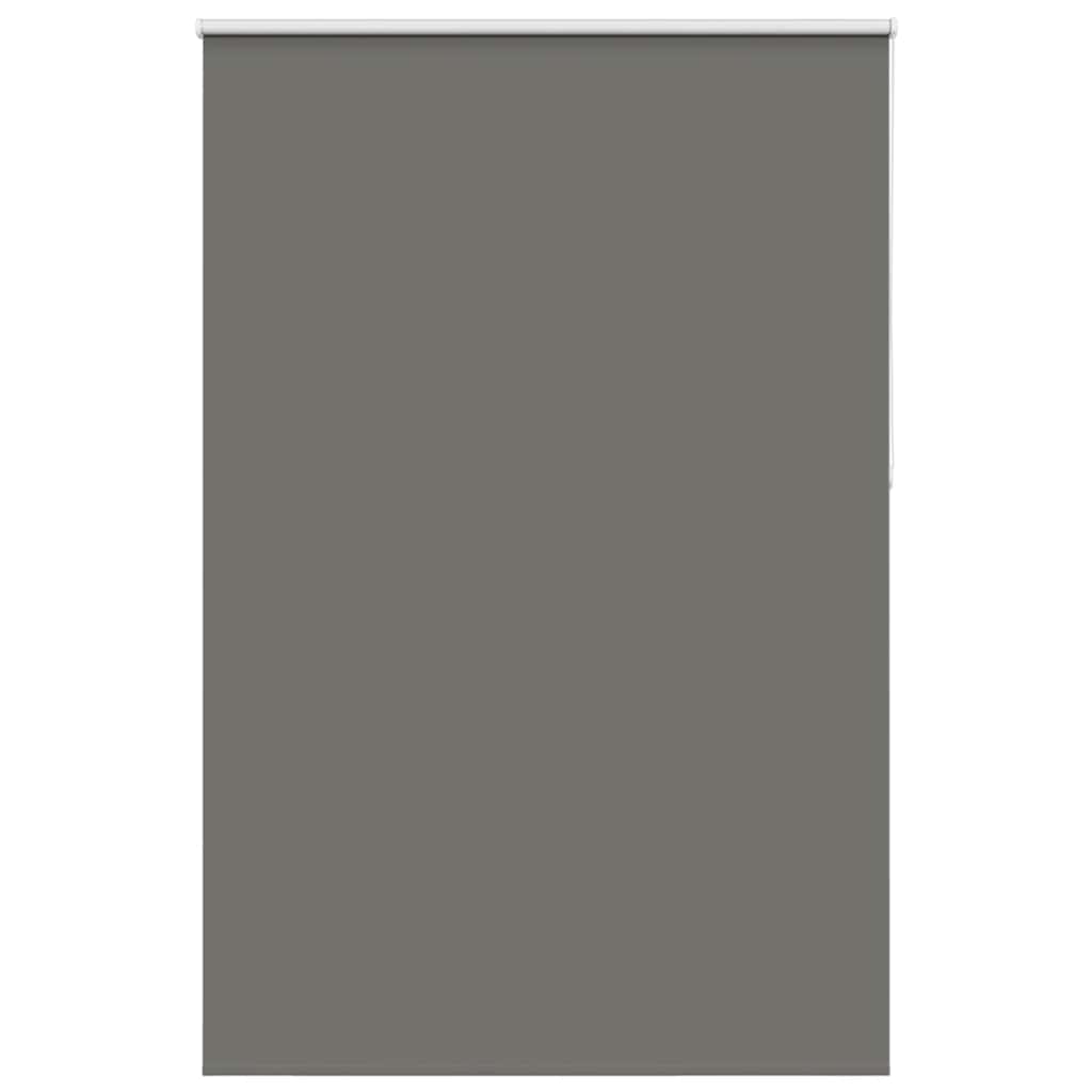 vidaXL Roller Blind Blackout Grey 165x210 cm Fabric Width 161.6 cm