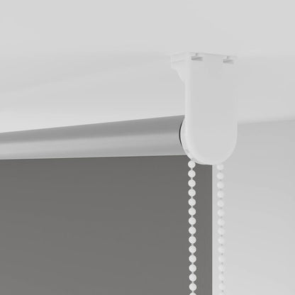 vidaXL Roller Blind Blackout Grey 165x210 cm Fabric Width 161.6 cm