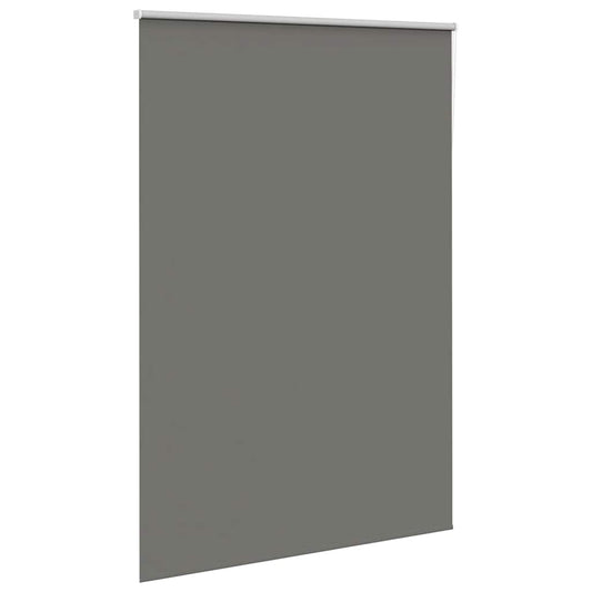 vidaXL Roller Blind Blackout Grey 165x210 cm Fabric Width 161.6 cm