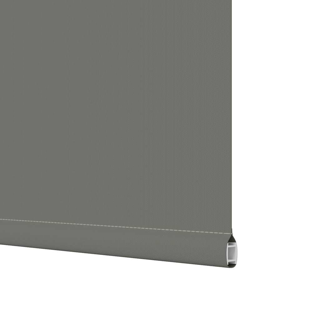 vidaXL Roller Blind Blackout Grey 40x230 cm Fabric Width 35.7 cm