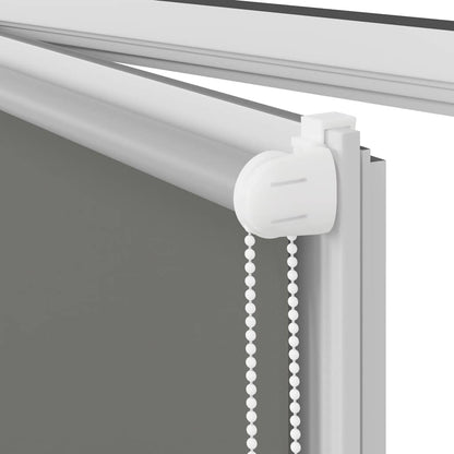 vidaXL Roller Blind Blackout Grey 55x230 cm Fabric Width 50.7 cm Polyester