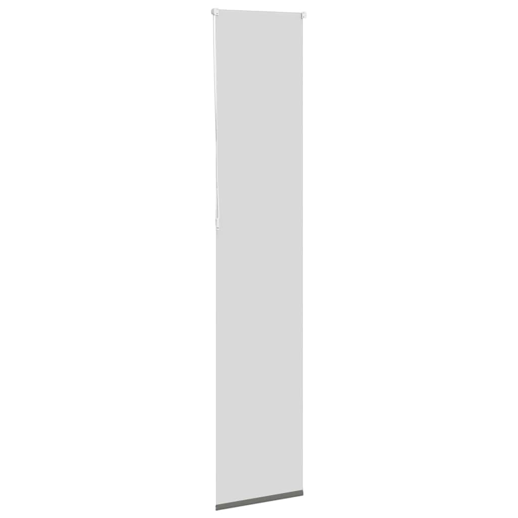 vidaXL Roller Blind Blackout Grey 55x230 cm Fabric Width 50.7 cm Polyester