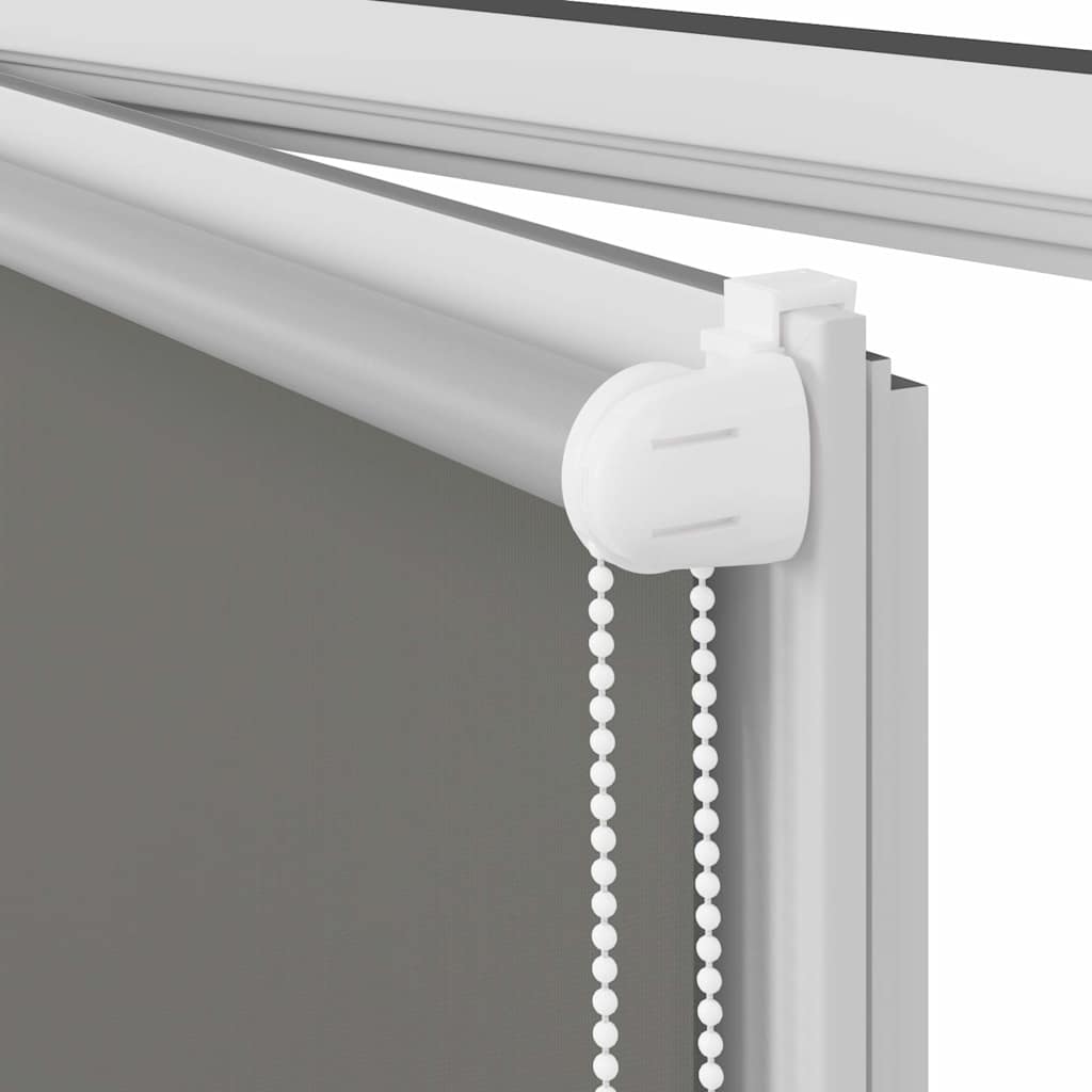 vidaXL Roller Blind Blackout Grey 60x230 cm Fabric Width 55.7 cm