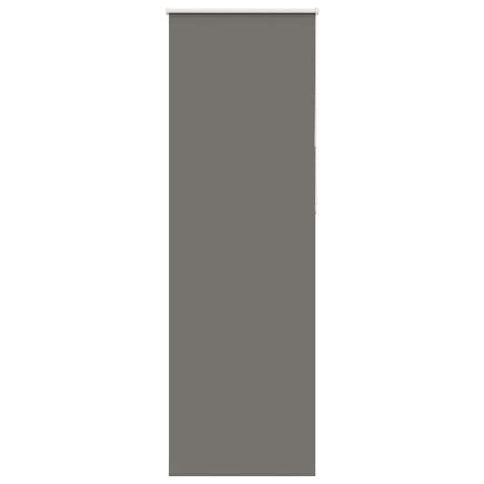 vidaXL Roller Blind Blackout Grey 70x230 cm Fabric Width 65.7 cm