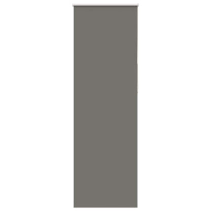 vidaXL Roller Blind Blackout Grey 70x230 cm Fabric Width 65.7 cm Polyester
