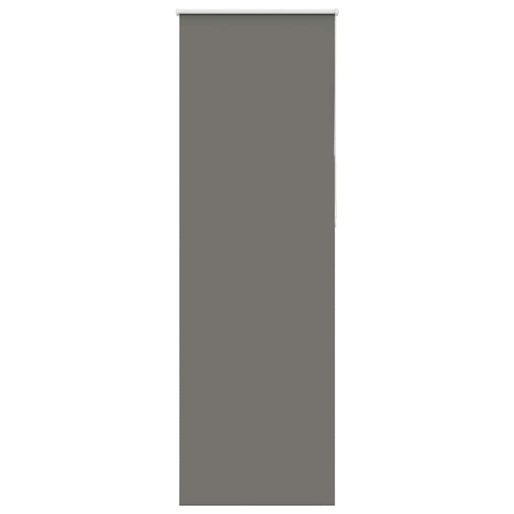 vidaXL Roller Blind Blackout Grey 80x230 cm Fabric Width 75.7 cm