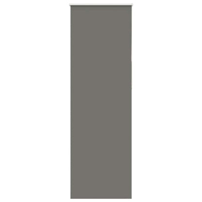 vidaXL Roller Blind Blackout Grey 80x230 cm Fabric Width 75.7 cm