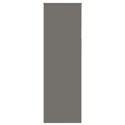 vidaXL Roller Blind Blackout Grey 85x230 cm Fabric Width 80.7 cm Polyester