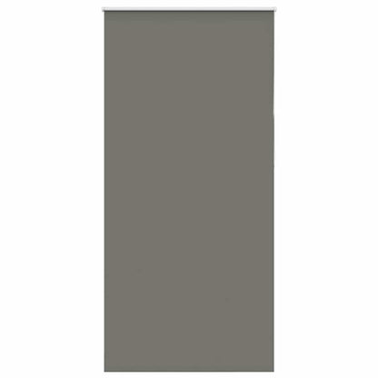 vidaXL Roller Blind Blackout Grey 95x230 cm Fabric Width 90.7 cm Polyester