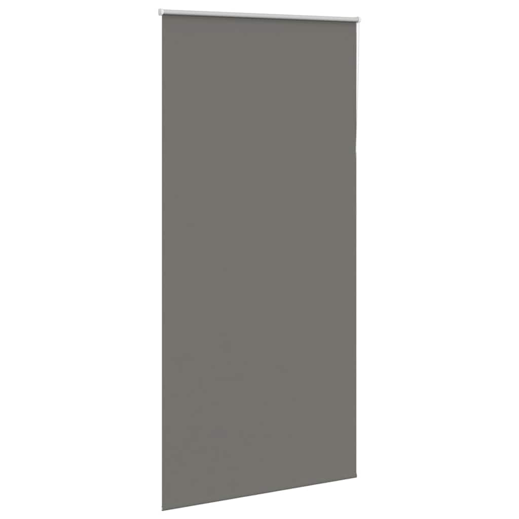 vidaXL Roller Blind Blackout Grey 95x230 cm Fabric Width 90.7 cm Polyester