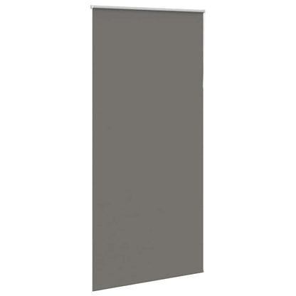 vidaXL Roller Blind Blackout Grey 95x230 cm Fabric Width 90.7 cm Polyester