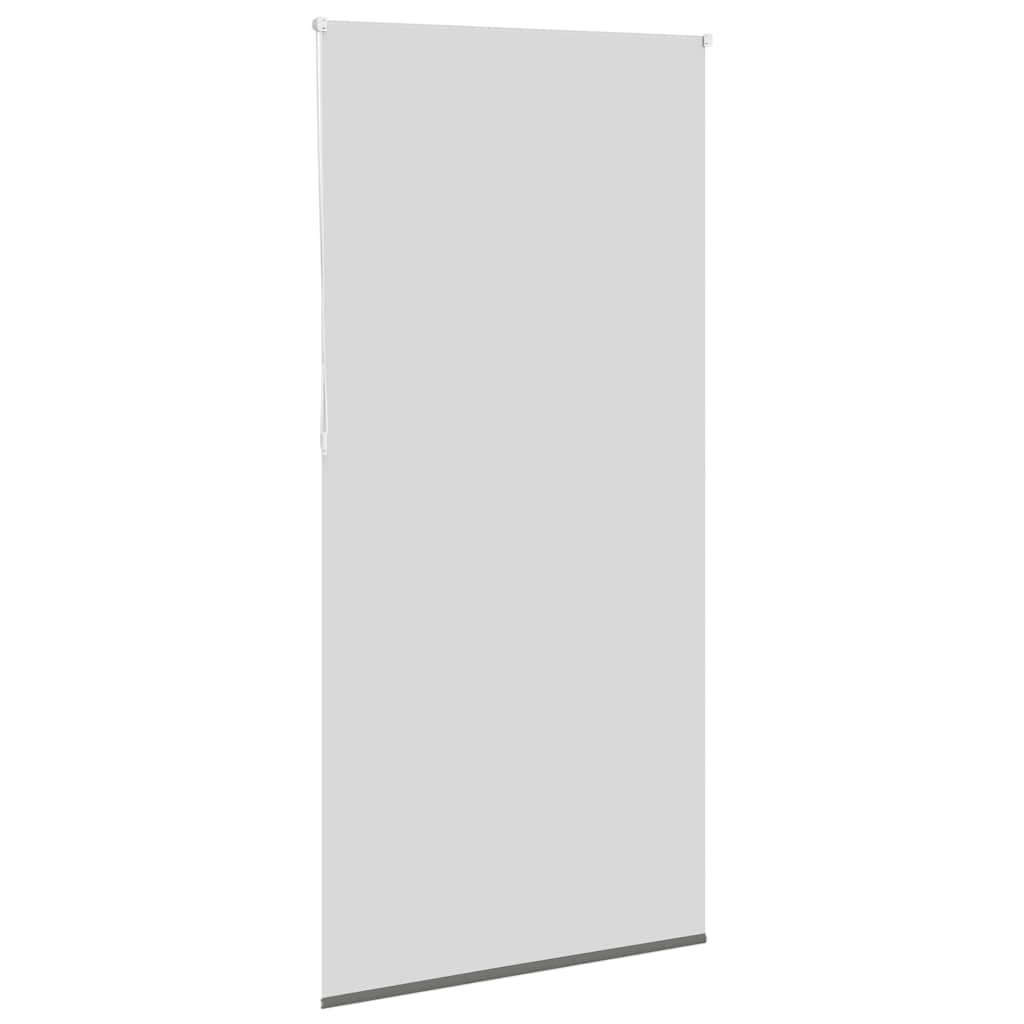 vidaXL Roller Blind Blackout Grey 95x230 cm Fabric Width 90.7 cm Polyester