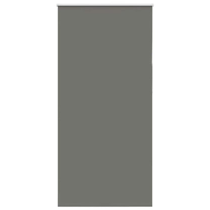 vidaXL Roller Blind Blackout Grey 110x230 cm Fabric Width 105.7 cm Polyester