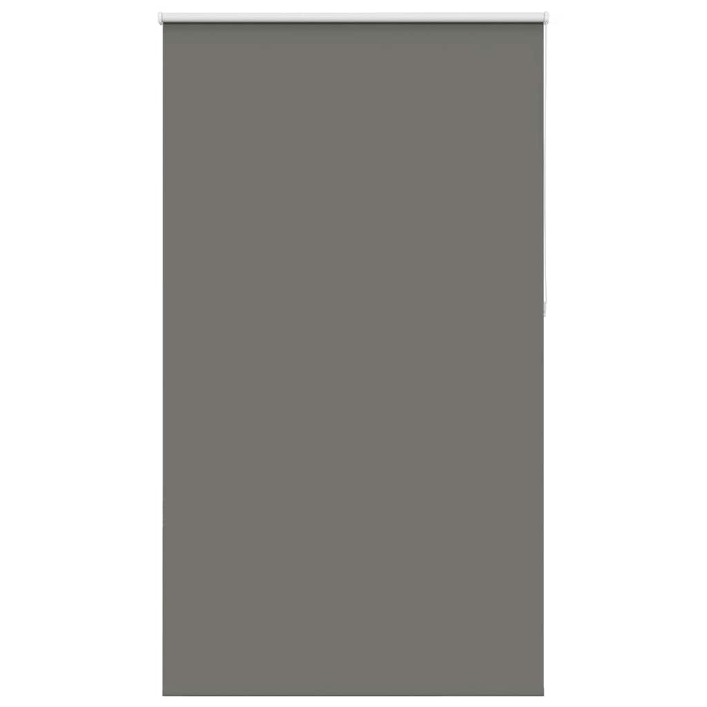 vidaXL Roller Blind Blackout Grey 120x230 cm Fabric Width 116.6 cm Polyester