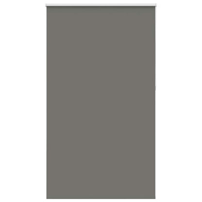 vidaXL Roller Blind Blackout Grey 120x230 cm Fabric Width 116.6 cm Polyester