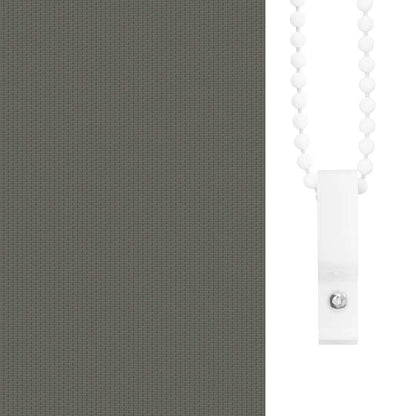 vidaXL Roller Blind Blackout Grey 120x230 cm Fabric Width 116.6 cm Polyester
