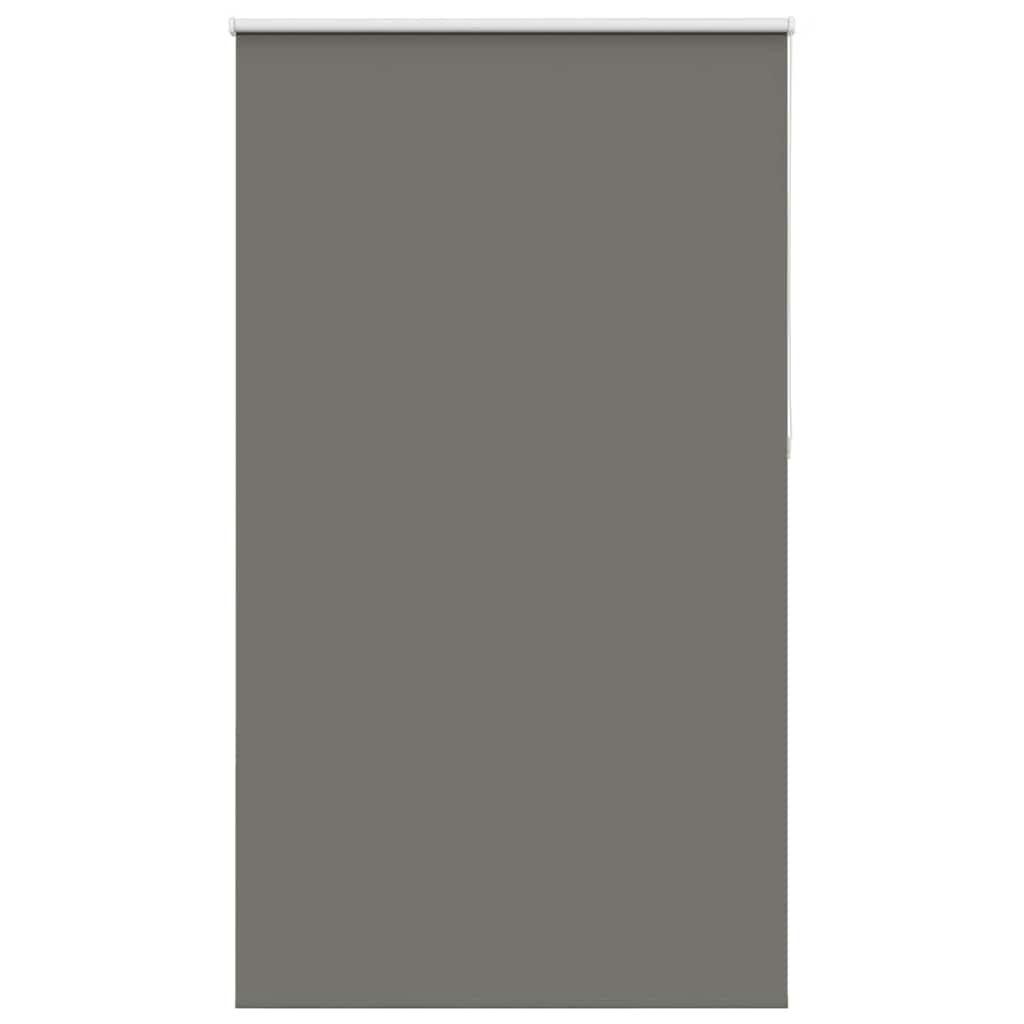 vidaXL Roller Blind Blackout Grey 125x230 cm Fabric Width 121.6 cm Polyester
