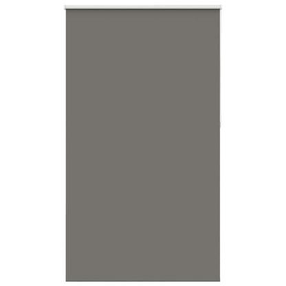 vidaXL Roller Blind Blackout Grey 130x230 cm Fabric Width 126.6 cm Polyester