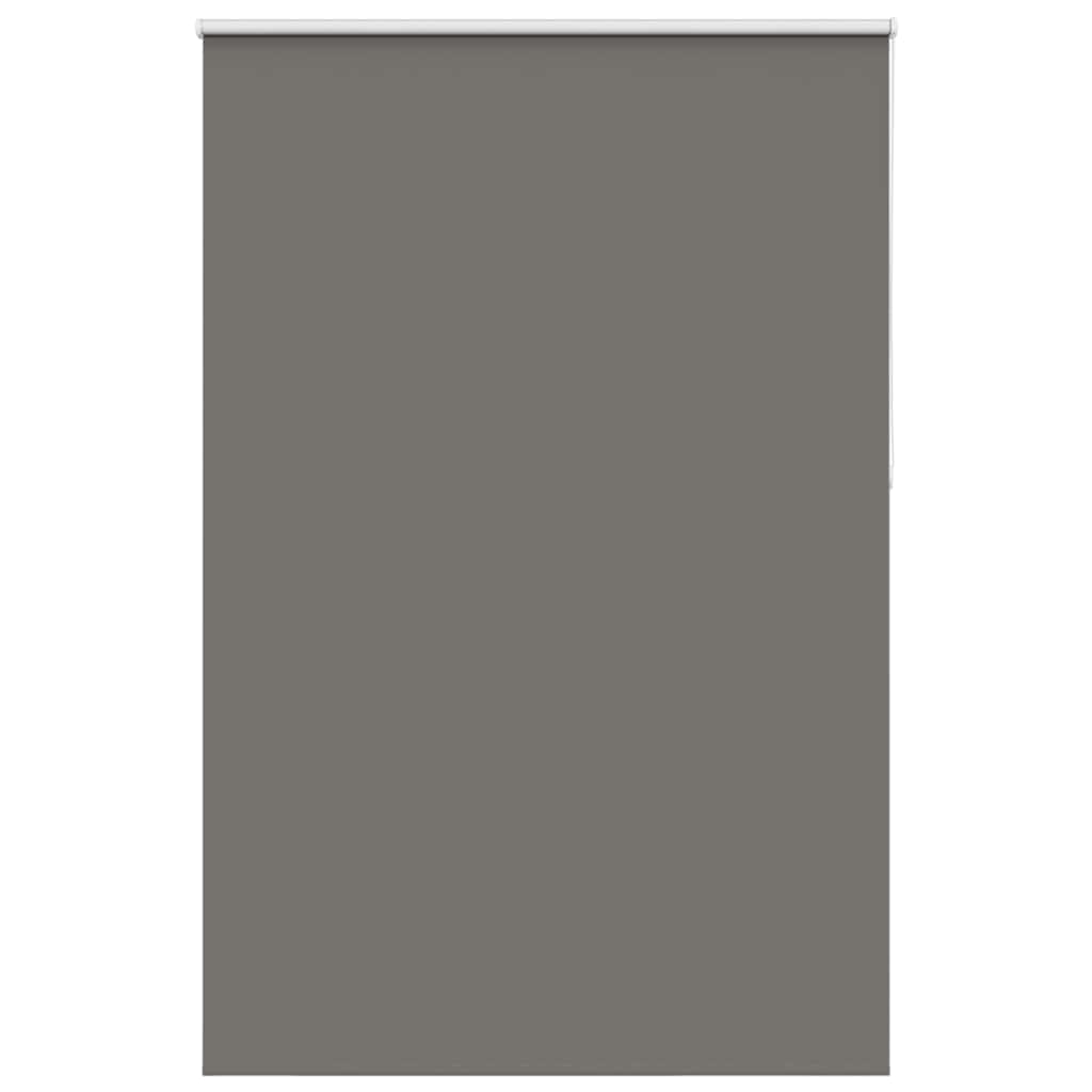 vidaXL Roller Blind Blackout Grey 165x230 cm Fabric Width 161.6 cm Polyester