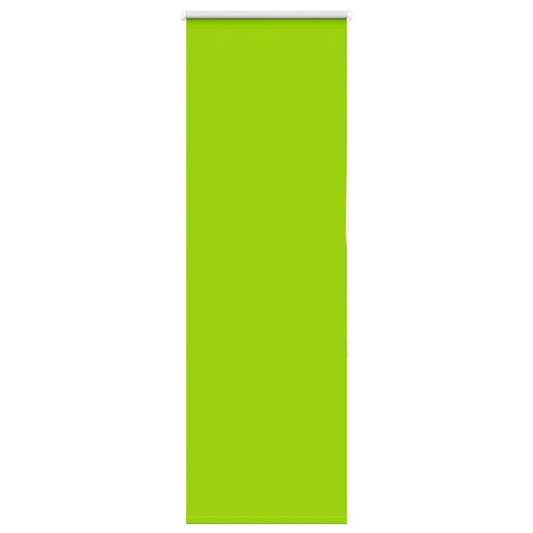 vidaXL Roller Blind Blackout Leaves Green 40x130 cm Fabric Width 35.7 cm Polyester