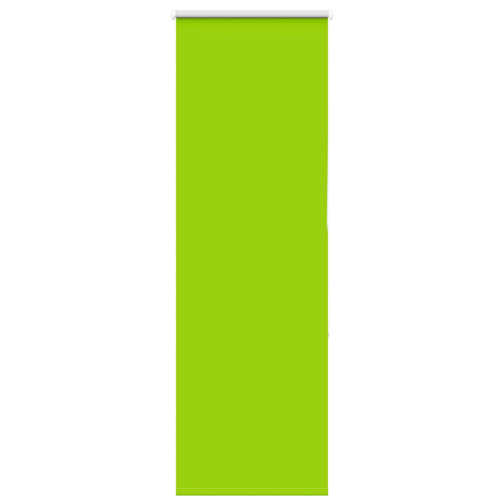 vidaXL Roller Blind Blackout Leaves Green 55x130 cm Fabric Width 50.7 cm Polyester