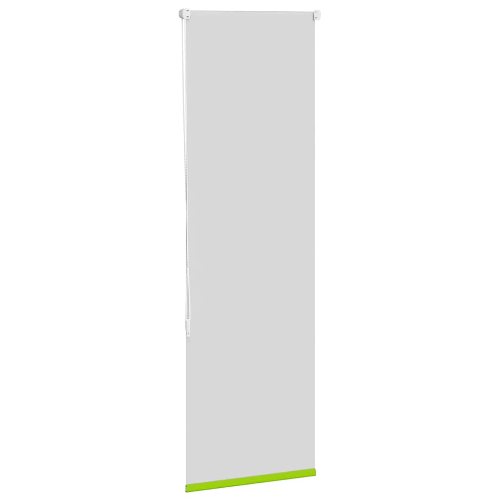 vidaXL Roller Blind Blackout Leaves Green 55x130 cm Fabric Width 50.7 cm Polyester