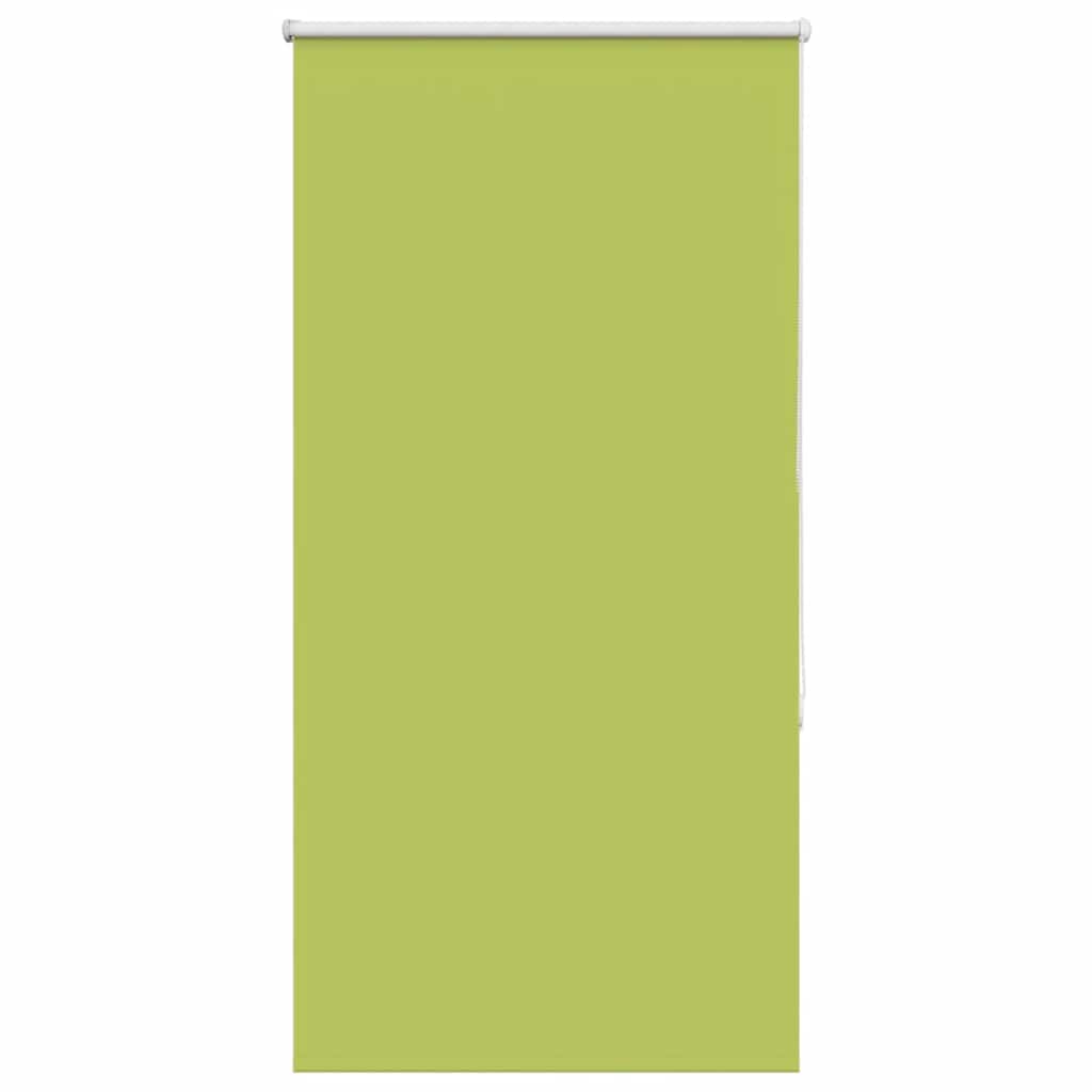 vidaXL Roller Blind Blackout Leaves Green 75x130 cm Fabric Width 70.7 cm Polyester
