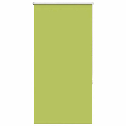 vidaXL Roller Blind Blackout Leaves Green 75x130 cm Fabric Width 70.7 cm Polyester