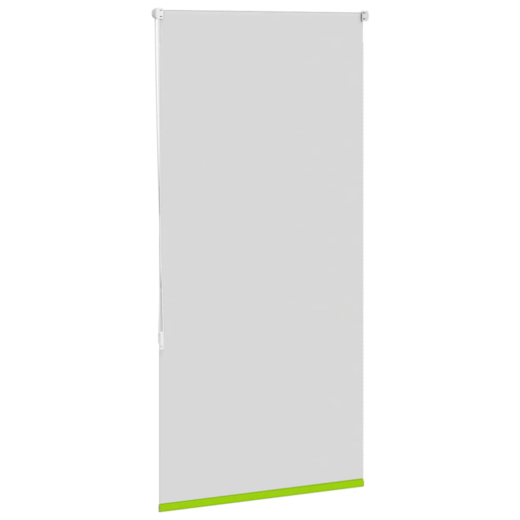 vidaXL Roller Blind Blackout Leaves Green 75x130 cm Fabric Width 70.7 cm Polyester