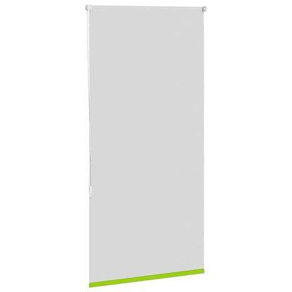 vidaXL Roller Blind Blackout Leaves Green 75x130 cm Fabric Width 70.7 cm Polyester