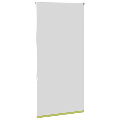 vidaXL Roller Blind Blackout Leaves Green 75x130 cm Fabric Width 70.7 cm Polyester