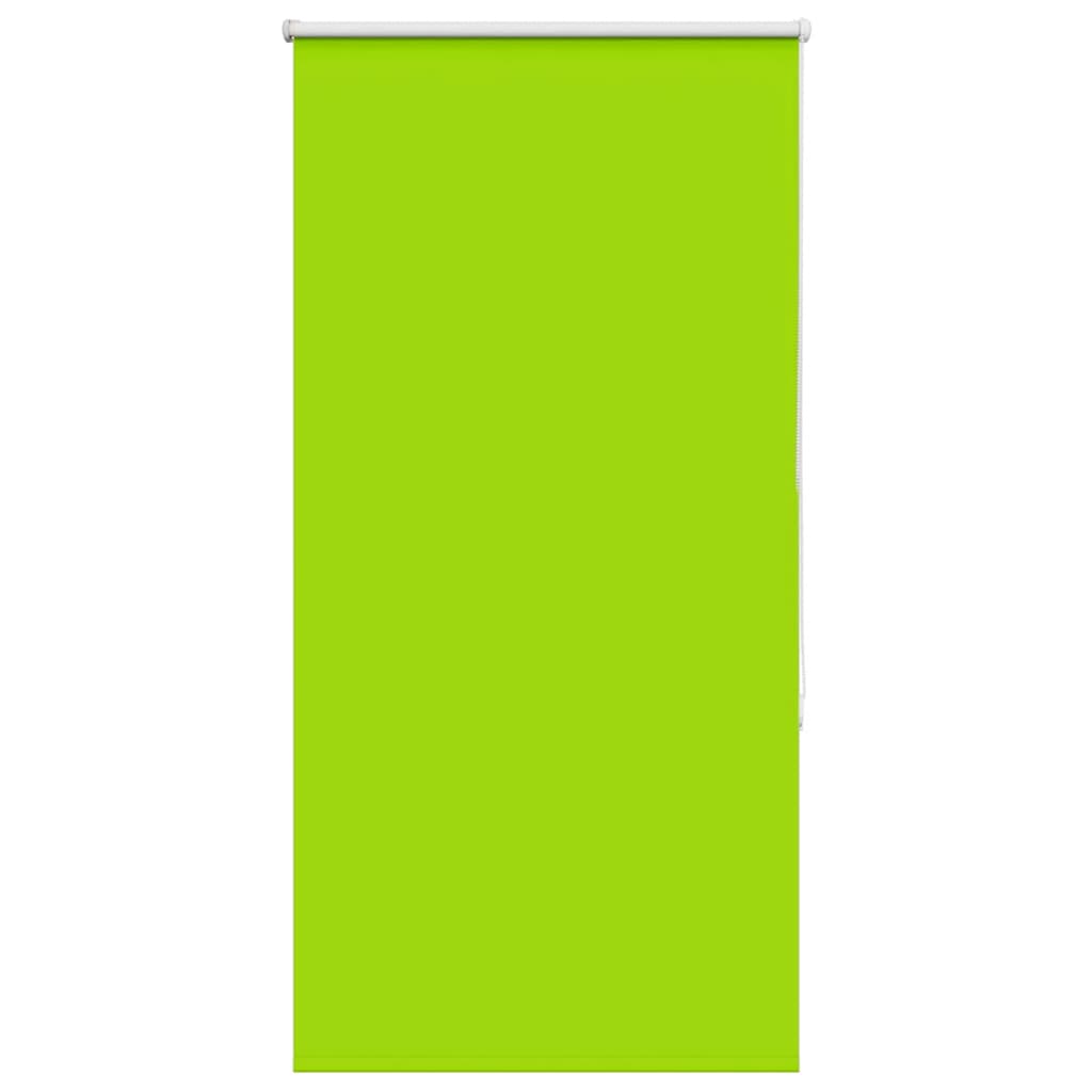 vidaXL Roller Blind Blackout Leaves Green 85x130 cm Fabric Width 80.7 cm Polyester
