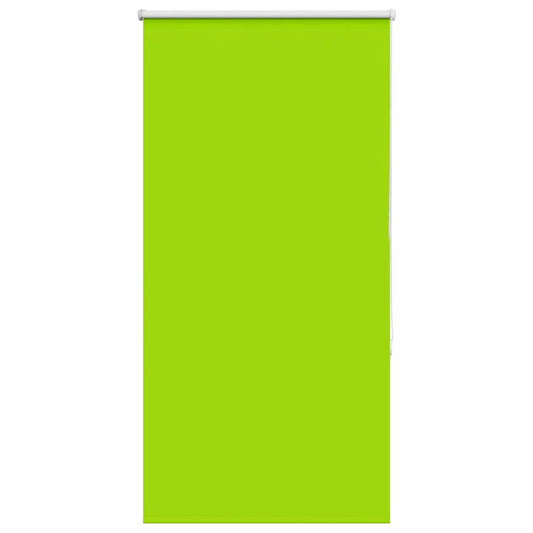 vidaXL Roller Blind Blackout Leaves Green 85x130 cm Fabric Width 80.7 cm Polyester