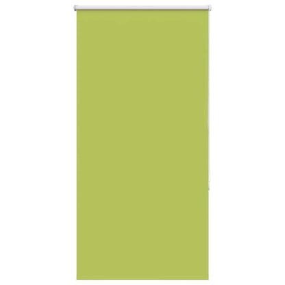 vidaXL Roller Blind Blackout Leaves Green 85x130cm Fabric Width 80.7cm