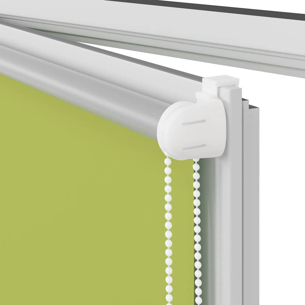 vidaXL Roller Blind Blackout Leaves Green 85x130cm Fabric Width 80.7cm