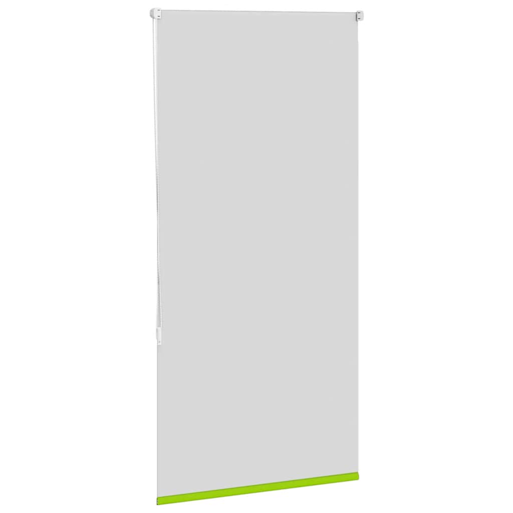 vidaXL Roller Blind Blackout Leaves Green 85x130 cm Fabric Width 80.7 cm Polyester