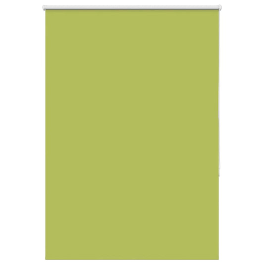 vidaXL Roller Blind Blackout Leaves Green 115x130 cm Width 110.7 cm